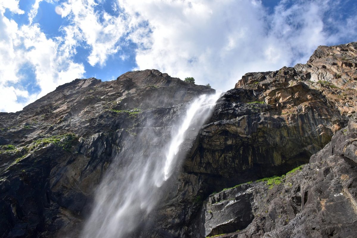 waterfall, gorge, mountains, cascade, nature, belogorka, sokuluk, kyrgyzstan, kyrgyzstan, kyrgyzstan, kyrgyzstan, kyrgyzstan, kyrgyzstan